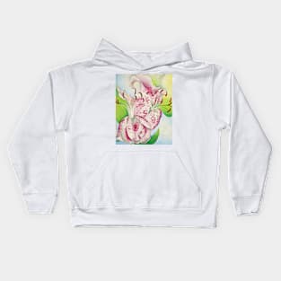 Georgia O'Keeffe Pink Spotted Lilies Art Print American Painter Vintage Poster American Modernism Precisionism Kids Hoodie